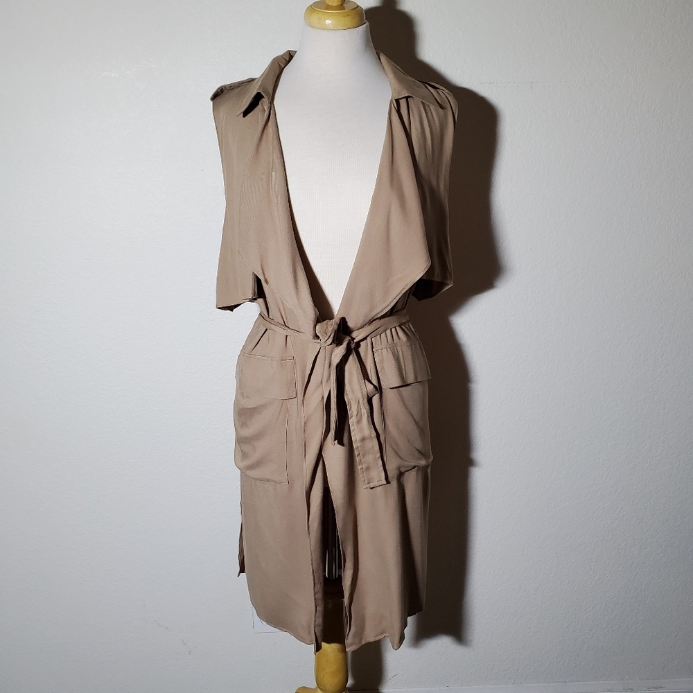 Love Tree Duster Khaki Vest